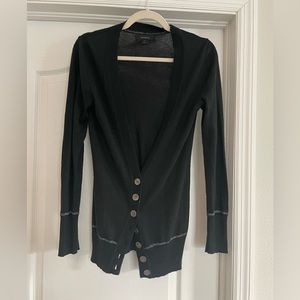 Black lightweight Express cardigan size Medium